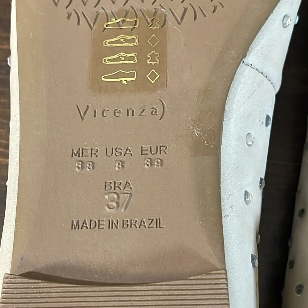 Anthropologie Vicenza Crystal Embellished Ballet Flats Sz. 8 NWOB - Picture 14 of 14